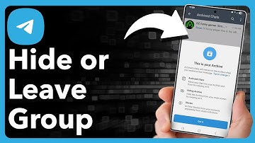 Hoe je een groep in Telegram kunt verbergen of verlaten