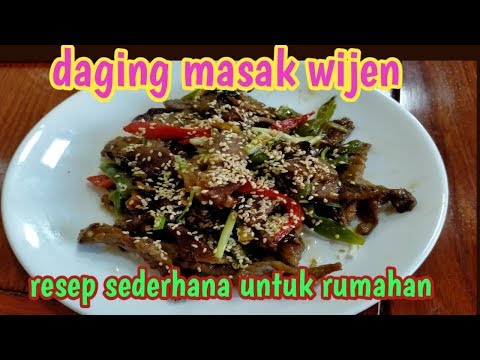 Video: Cara Memasak Daging Sapi Dengan Jamur Dan Biji Wijen