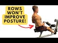 STOP Doing Rows Like This To Improve Posture! (what to do instead)