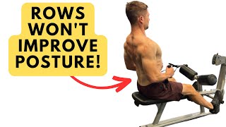 STOP Doing Rows Like This To Improve Posture! (what to do instead)