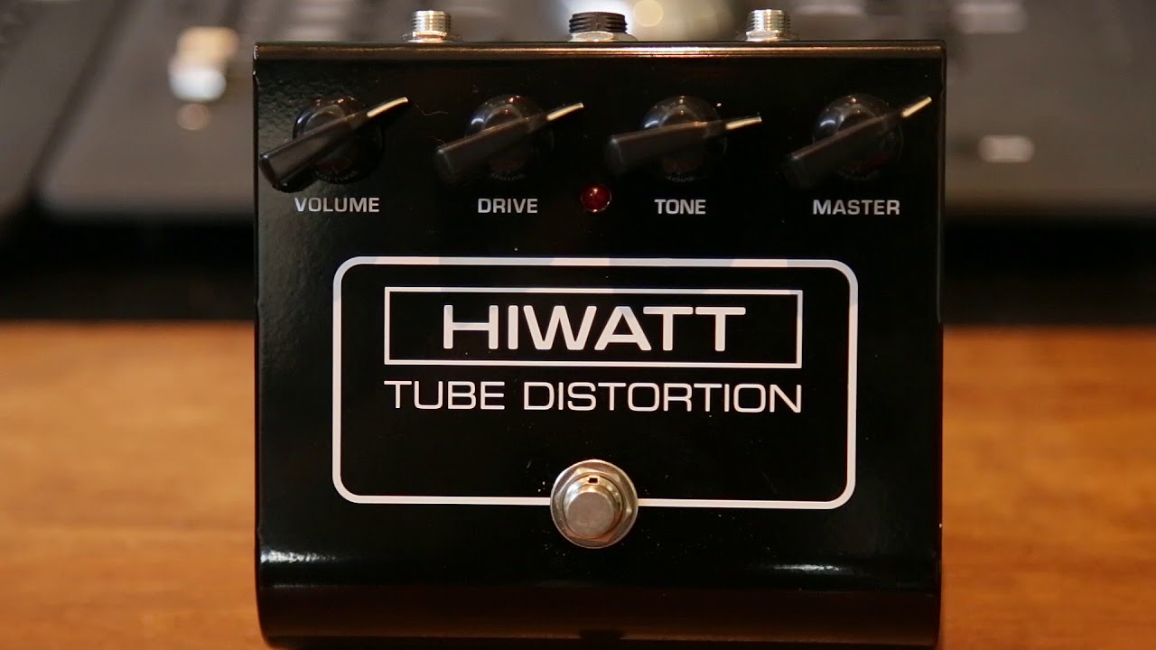 ギター HIWATT CUSTOM TUBE OVERDRIVE Hiwatt Tube Distortion y Tube Overdrive - YouTube
