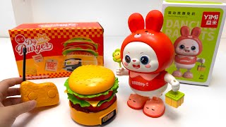 Unboxing Hamburger RC Car, Remote Control Taxi, RC Car, Off-road Police Car, Electric Dancing Rabbit