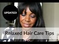 UPDATED! How To Take Care Of Relaxed Hair | Style Domination