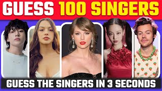 Guess the Celebrity in 3 Seconds, SINGERS EDITION | Celebrity Quiz