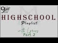 90's Kids Highschool Playlist with Lyrics Part 3 (Chris Brown, Jonas Brothers, Owl City) NO ADS