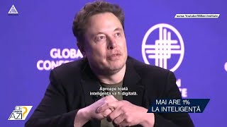 Musk spune că Inteligența Artificială o va depăși curând pe cea biologică