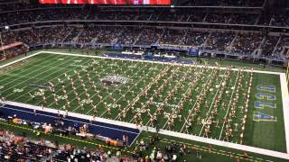 Texas Longhorn Band halftime DiNino tribute at AT&T Stadium Sep 14, 2014 UT vs. UCLA