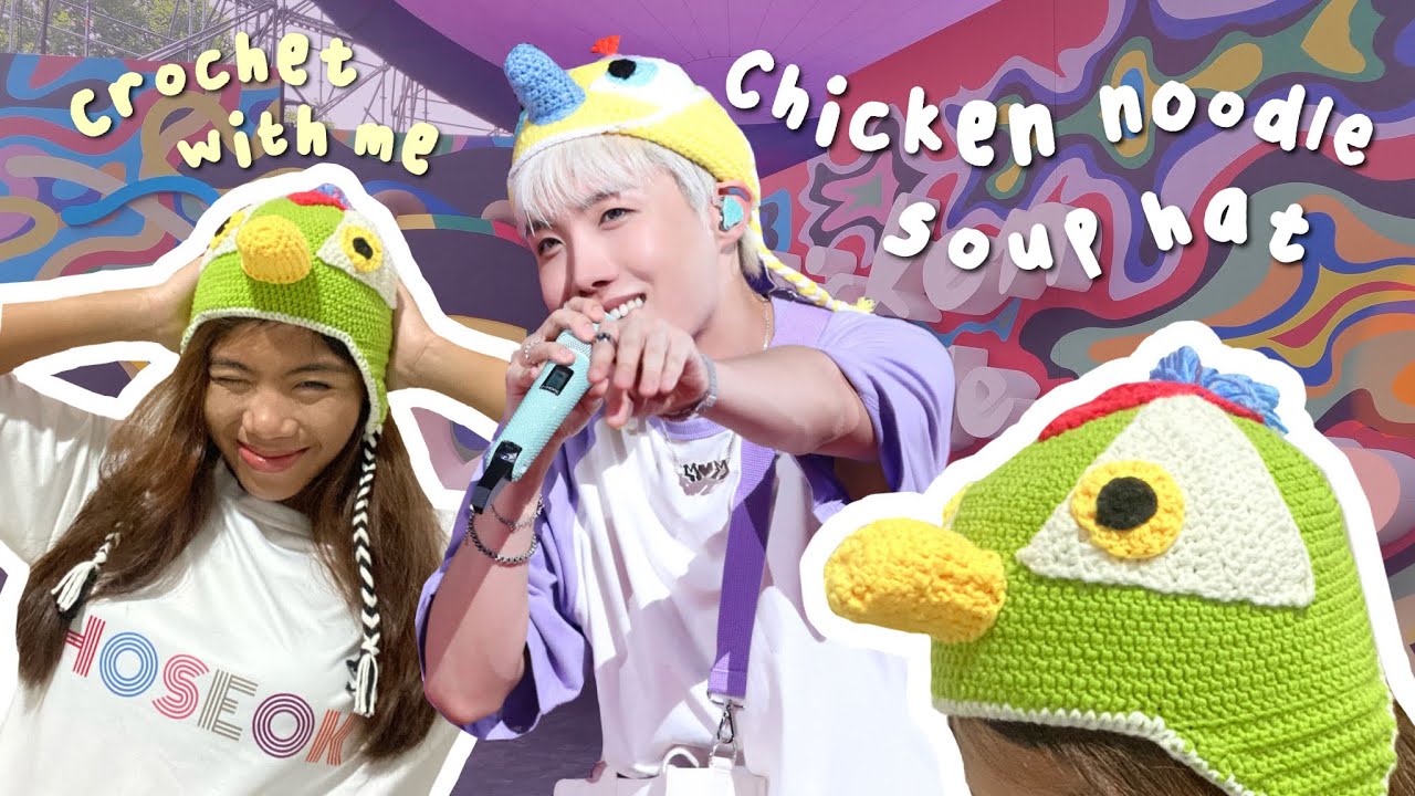 How I crochet BTS' Chicken Noodle Soup 