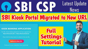 How to Use SBI Kiosk New Link | SBI CSP New Update 2025 | #sbicsp #sbicspnewupdate