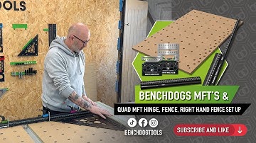 Benchdogs MFT Tops - Set up Quad Hinge, Fence and Right Hand Demo