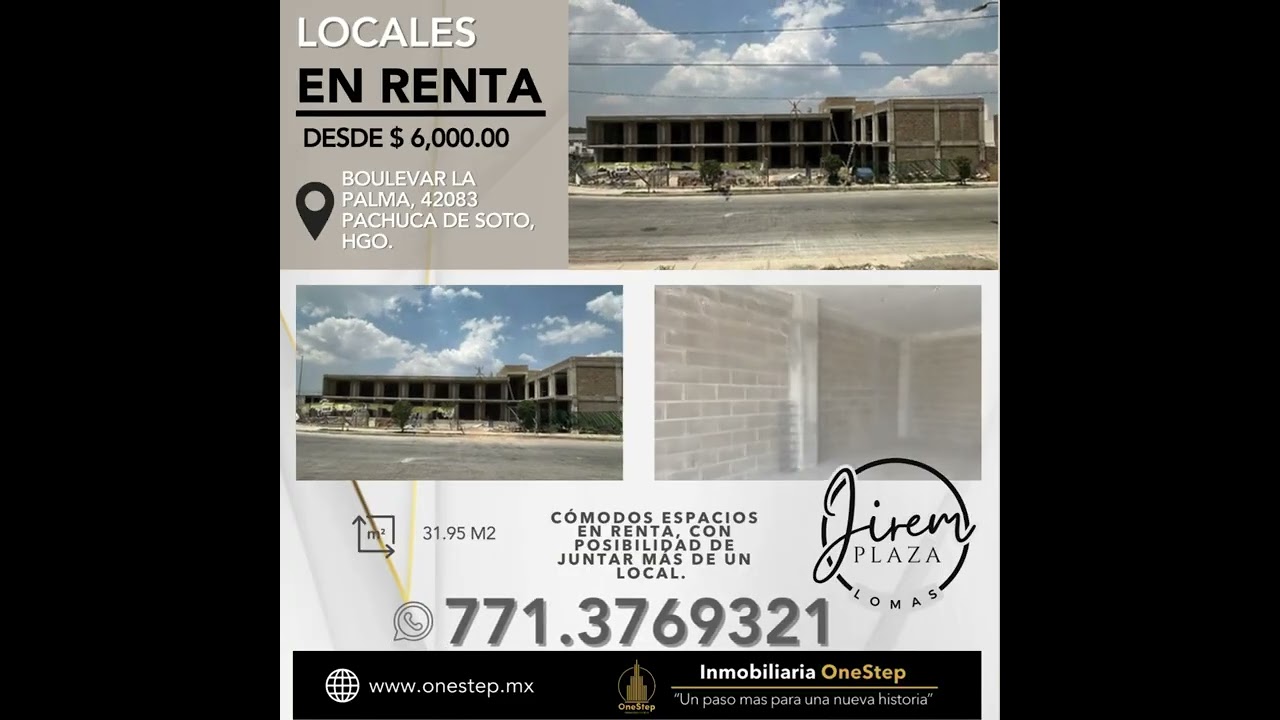 PROPIEDADES DISPONIBLES LOCALES EN RENTA