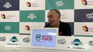 DECLARACIONES | Jandro Zubillaga, Hestia Menorca 82 vs Quesería La Antigua CB Tormes 57