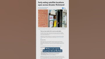 More Early Voting Options