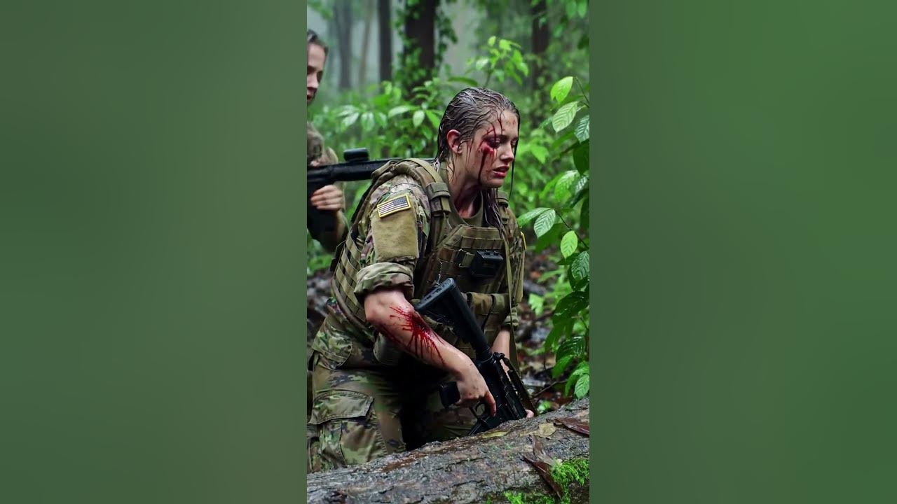 Wounded but Unstoppable – US Military Female Soldiers in Action 🇺🇸💪 #army