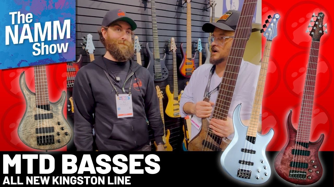 MTD Refreshes the Entire Kingston Bass Line | NAMM Interview