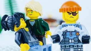 LEGO Ninjago Movie STOP MOTION W/ Lloyd Garmadon &amp; Nya vs The Robber! | Ninjago | By Lego Worlds