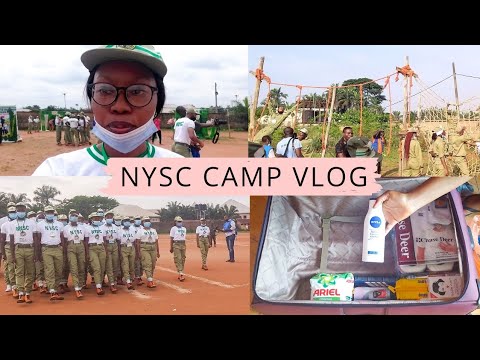 My NYSC camp experience |what I packed + making new friends + camp activities + parties,etc |vlog #7