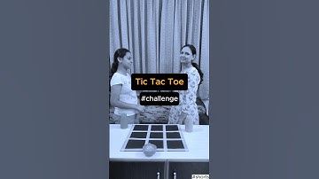 Tic Tac Toe Family Fun Game Challenge🤓 #shorts #youtubeshorts #viral