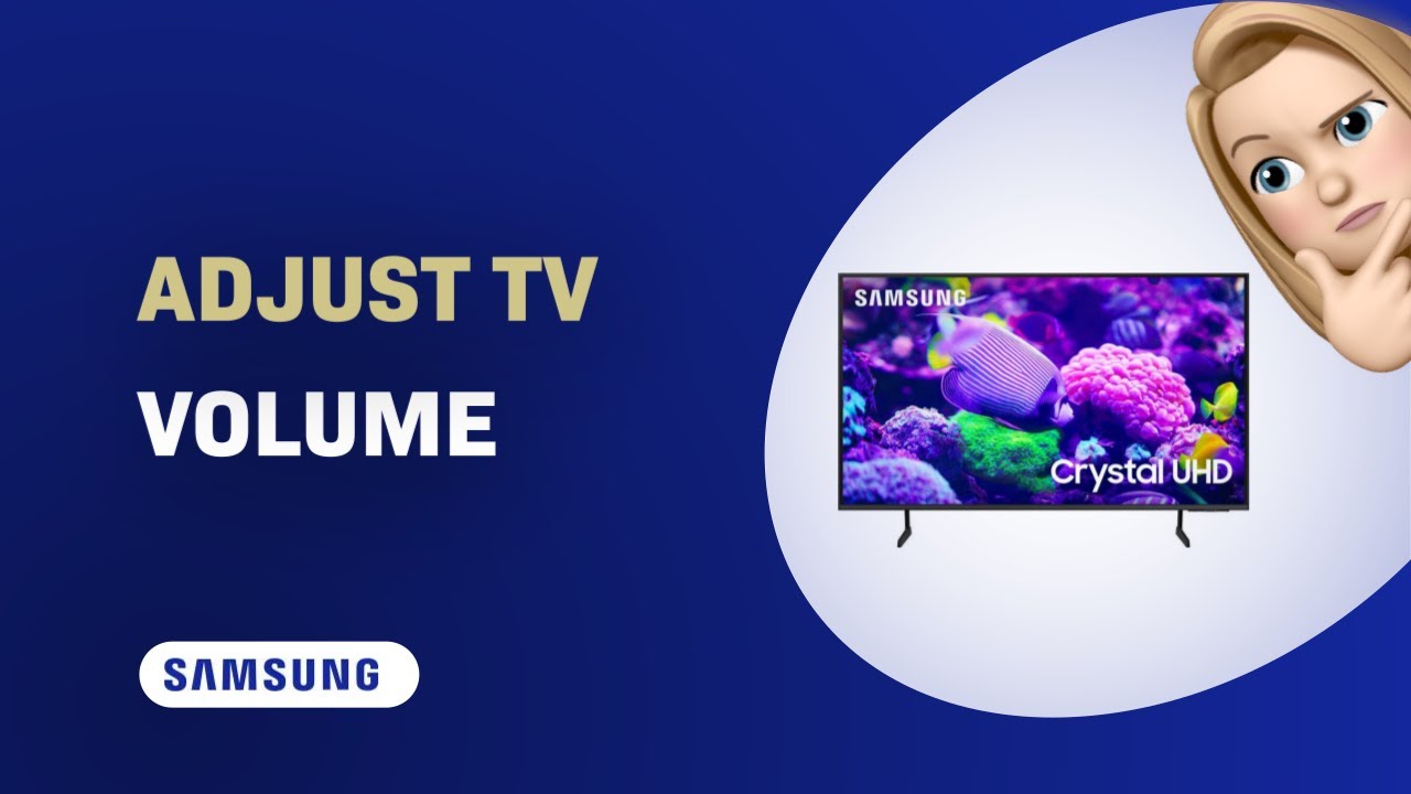 How to Adjust Volume on Samsung UN43DU7200F TV - Easy Tutorial - YouTube