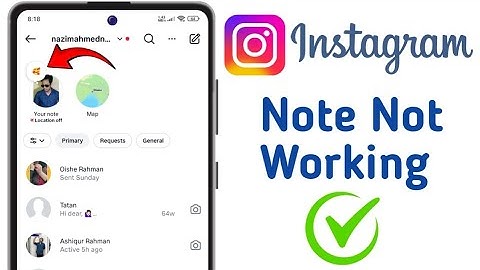 Fix Instagram Notes Not Working Problem | Instagram Notes Not Showing Solution