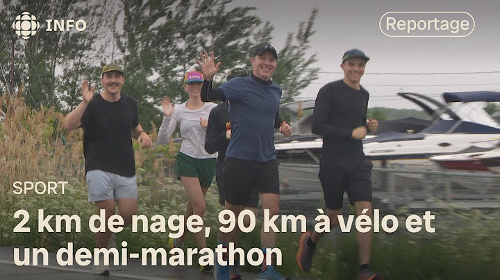 Un père et ses trois enfants s'entraînent pour un demi-Ironman en famille
