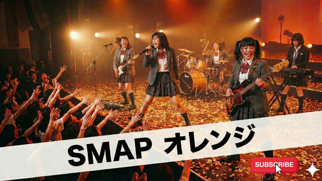 SMAP オレンジ｜Japanese Girls AI Rock Band｜邦楽カバー