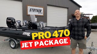 JET PACKAGE - Stryker PRO 470 with Mercury 40HP JET OUTBOARD