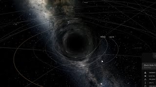 Replacing the sun with a black hole 10M times its mass - Universe Sandbox 2