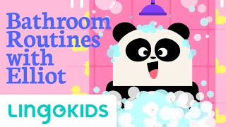 Bathroom Routines with Elliot 🛀🧼- Lingokids App Games screenshot 2