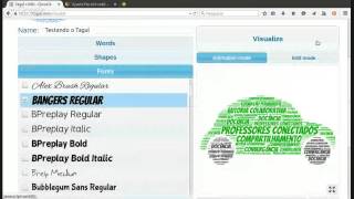 Tutorial Tagul - Programa de Extensão Professores Conectados (CEAD/UDESC)
