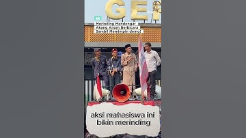 aksi mahasiswa ini bikin merinding #demo #mahasiswa #buruh #dpr #fyp #dpr #demodpr #dprri #viral