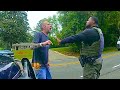 Enraged Veteran Challenges Cop to Fight Him
