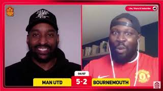Man United 5-2 Bournemouth Fan Cams BEST BITS