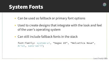 Changing Fonts with CSS font-family | Web Design Tutorial