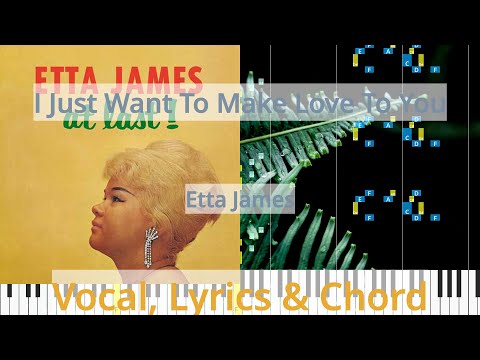 ?Chord & Lyrics, I Just Want To Make Love To You, Etta James, Synthesia Piano