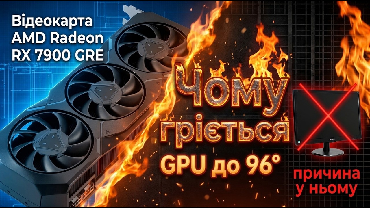 Radeon RX 7900 ЧОМУ пам'ять GPU КІПИТЬ #rx7900gre #_Grom__UA__ - YouTube