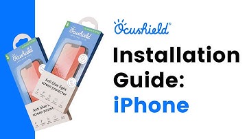 Installation guide: Your iPhone / Smartphone Ocushield® - anti blue light screen protector