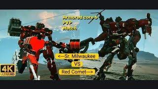 Armored Core 6. 2 round PVP Match. Sr. Milwaukee VS Red comet.... Again