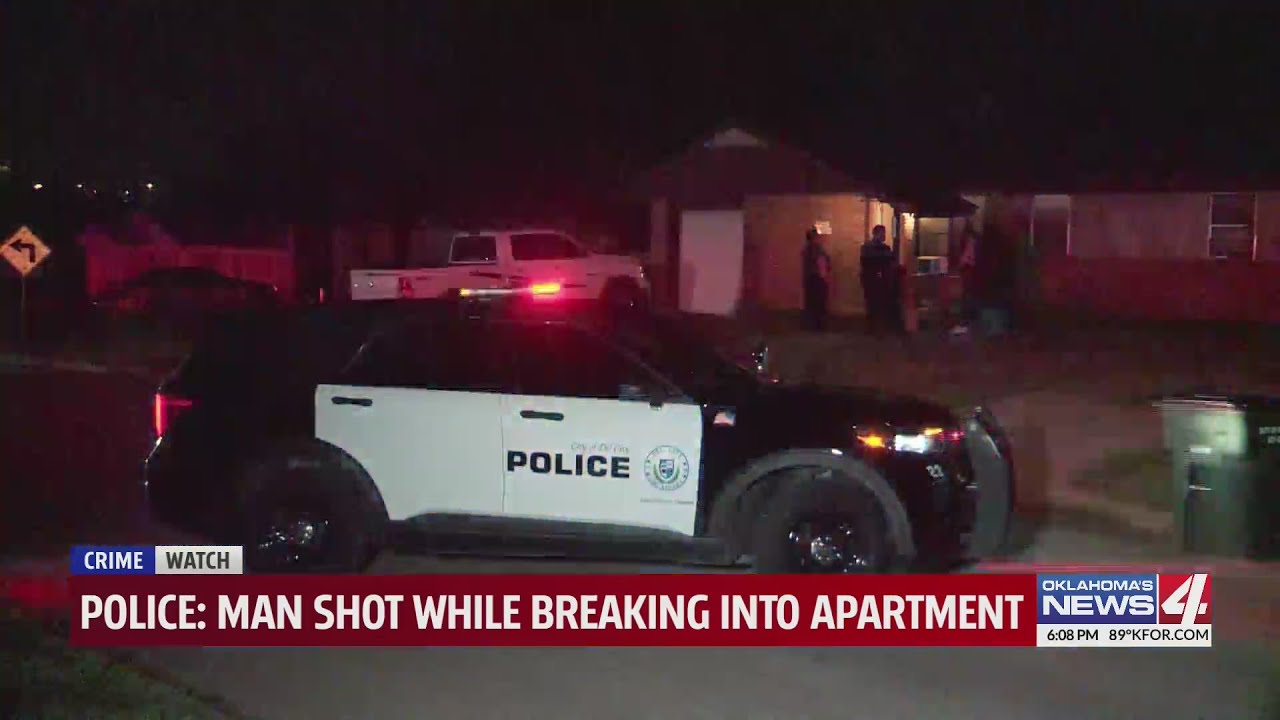 Police: Man shot while breaking into apartment - YouTube