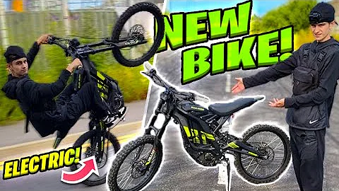 I Picked Up A NEW Fully Sized ELECTRIC Dirtbike! *...