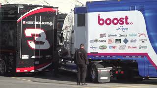 NASCAR 47 JTG HAULER TIGHT SQUEEZE AT MARTINSVILLE