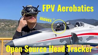 FPV Precision Aerobatics Demo using Open Source Head Tracker in E-flite Viper 90mm