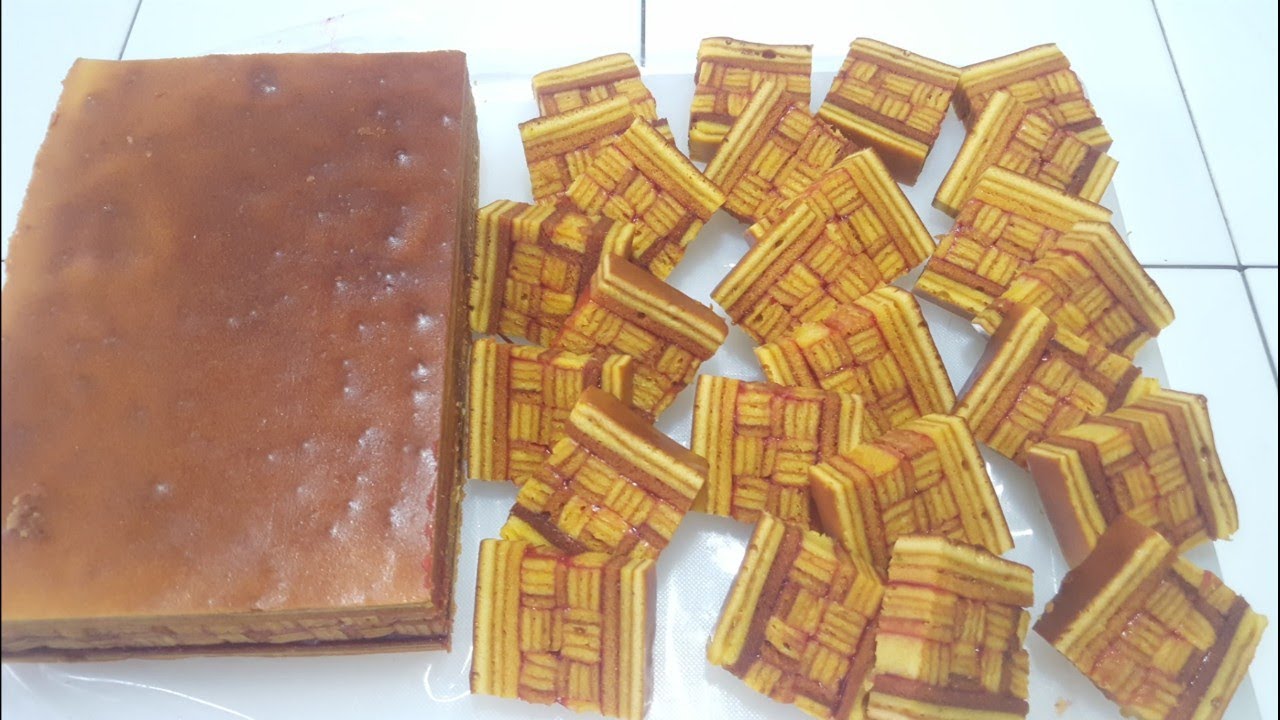 Resep LAPIS LEGIT TIKAR ANYAM lapis tikar paling mudah di buat