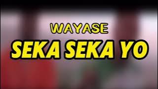 WAYASE - SEKA SEKA YO  -  Iswan Jr