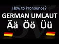 How To Pronounce Ä Ö Ü GERMAN UMLAUTS How To Pronounce Ä Ö Ü GERMAN UMLAUTS