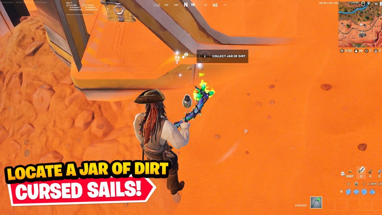 Locate a Jar of Dirt Location Fortnite YouTube