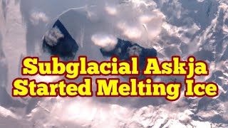 Water Pool Formed: Subglacial Askja Volcano Started Melting Ice, Iceland Fagradalsfjall Litli-Hrútur