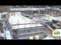 Timelapse 100 abitazioni prefabbricate in legno wolf haus  condomini antisismici in tempo record