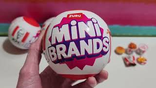ASMR No Talking Mini Brands KFC Mystery Toy Unboxing Oddly Satisfying