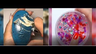 Satisfying Slimes & Carving Soap!,, RELAXING ASMR!! ENJOY!